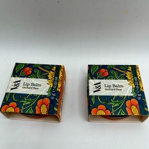 V&A Lip Balm Floral Orchard Pear Garden Wallpaper Lot Of 2